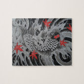 Japanischer Koi Fisch Puzzle (Horizontal)