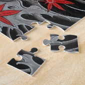 Japanischer Koi Fisch Puzzle (Seite)