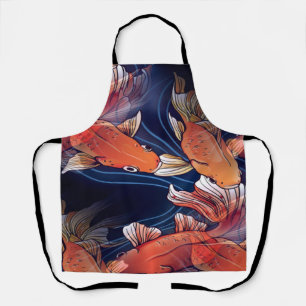 Japanischer Koi Fisch Schürze