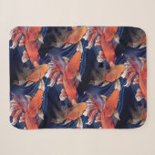 Japanischer Koi Fisch Sherpadecke (Vorderseite (Horizontal))