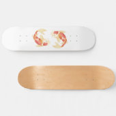 Japanischer Koi Fisch Skateboard (Horizontal)