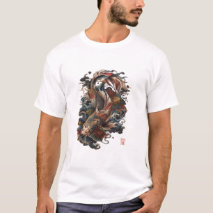 Japanischer Koi-Fisch Traditionelle japanische T T-Shirt