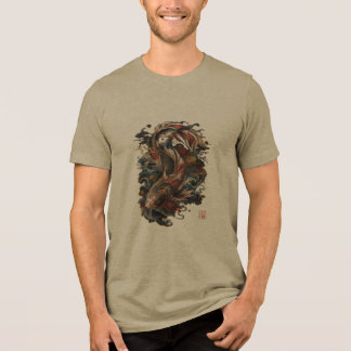 Japanischer Koi-Fisch | Traditionelle japanische T Tri-Blend Shirt