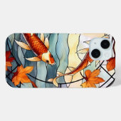 Japanischer Koi Fisch und Herbstleaves Case-Mate iPhone Hülle (Rückseite (Horizontal))