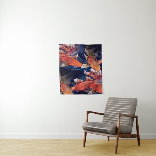 Japanischer Koi Fisch Wandteppich (Beispiel)