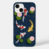 Japanischer Koi Fish Pond Case-Mate iPhone Hülle (Rückseite)