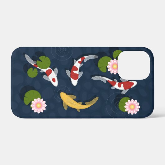 Japanischer Koi Fish Pond Case-Mate iPhone Hülle (Rückseite (Horizontal))