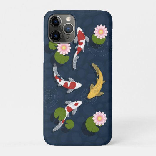 Japanischer Koi Fish Pond Case-Mate iPhone Hülle (Rückseite)