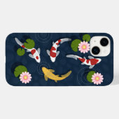 Japanischer Koi Fish Pond Case-Mate iPhone Hülle (Rückseite (Horizontal))