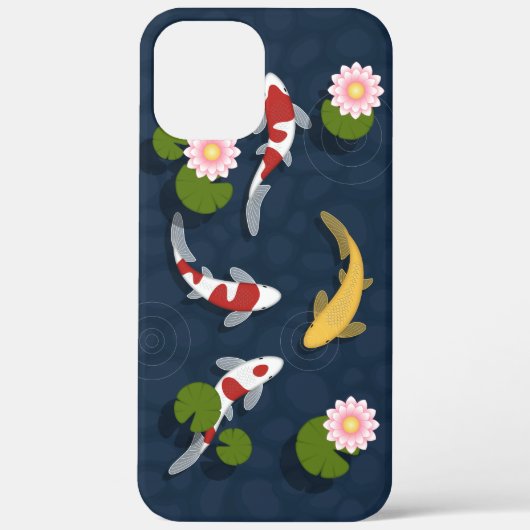 Japanischer Koi Fish Pond Case-Mate iPhone Hülle (Rückseite)