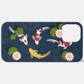 Japanischer Koi Fish Pond Case-Mate iPhone Hülle (Hinten (horizontal))
