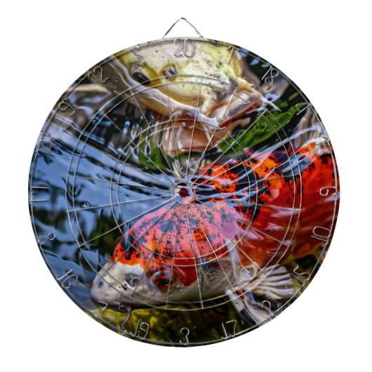 Japanischer Koi Fish Pond Dartscheibe (vorne)