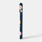 Japanischer Koi Fish Pond iPhone 15 Hülle (Linke Seite)