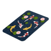 Japanischer Koi Fish Pond Magnet (Linke Seite)