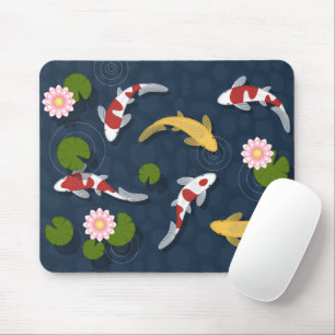 Japanischer Koi Fish Pond Mousepad