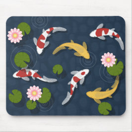 Japanischer Koi Fish Pond Mousepad