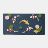 Japanischer Koi Fish Pond Schreibtischunterlage (Vorderseite)