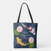 Japanischer Koi Fish Pond Tasche (Rückseite)