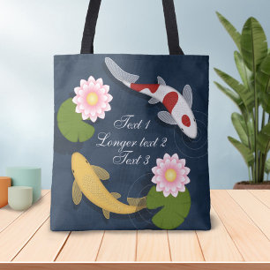 Japanischer Koi Fish Pond Tasche