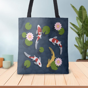 Japanischer Koi Fish Pond Tasche