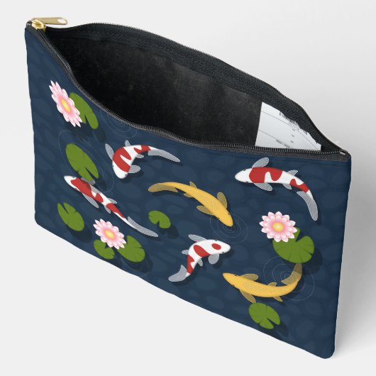 Japanischer Koi Fish Pond Zubehörtasche (Offen)