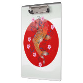 Japanischer koi Karpfen Klemmbrett (Links)
