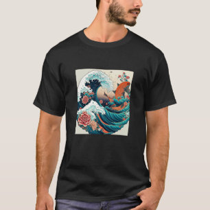 Japanischer Koi-Karpfen Nishikigoi Fisch Japan 2 T-Shirt