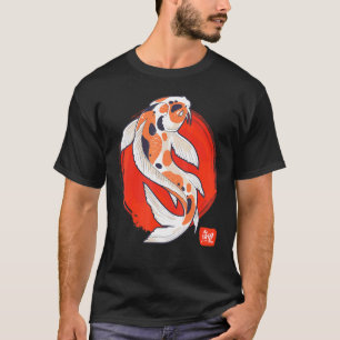 Japanischer Koi-Karpfen Nishikigoi-Fisch Koi-Fisch T-Shirt