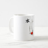 Japanischer Koi Tancho Feng Shui Water Kaffeetasse (Vorderseite Links)