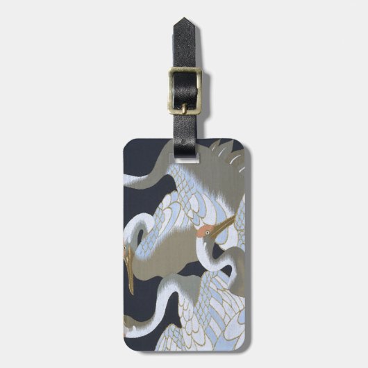 JAPANISCHER KRAN GEPÄCKANHÄNGER (Vorderseite vertikal)