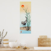 Japanischer Krane Nr.2 Poster (Küche)