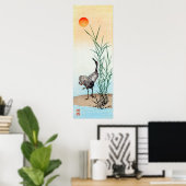 Japanischer Krane Nr.2 Poster (Heimbüro)