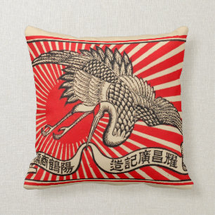 Japanischer Kranich Kissen