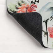Japanischer Kranich Mousepad (Ecke)
