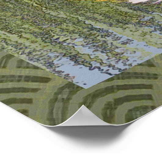 Japanischer Kranich Poster (Ecke)