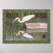 Japanischer Kranich Poster (Vorne)
