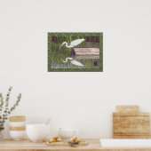 Japanischer Kranich Poster (Küche)