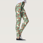 Japanischer Kranich und Kirschblüte - Orientalisch Leggings (Rechts)