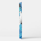 Japanischer Kranich: Verziertes Vogelmuster. Case-Mate iPhone Hülle (Rückseite / Rechts)