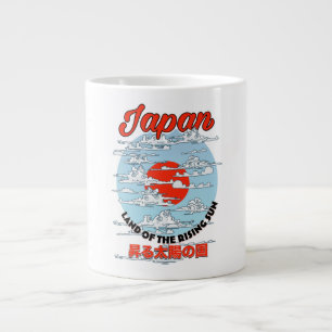 Japanischer Kranich Vögel Riesige Kaffeetasse Jumbo-Tasse