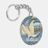 Japanischer Krantyp Schlüsselanhänger (Vorderseite links)