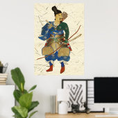 Japanischer Krieger Archer Poster (Heimbüro)