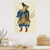 Japanischer Krieger Archer Poster (Küche)