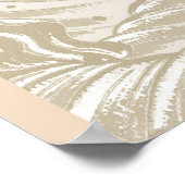 JAPANISCHER KRIEGER, DER EINEN MONSTROUS CAT-Ukiyo Poster (Ecke)