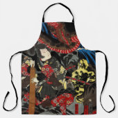 Japanischer Krieger kämpft gegen Riesenschlange Schürze (Vorderseite)