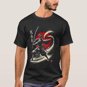 Japanischer Krieger Samurai Ninja Japan Männer Fra T-Shirt