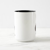 Japanischer Kriegerhund Fantasy Art Kaffeetasse (Zentrum)