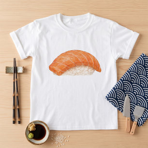 Japanischer Lachs Sushi Nigiri Foodie T-Shirt