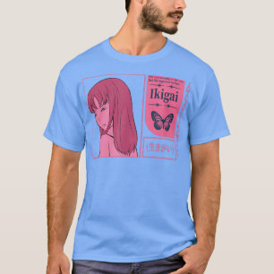 Japanischer LoFi Girl Anime-Charakter Japan Aesthe T-Shirt