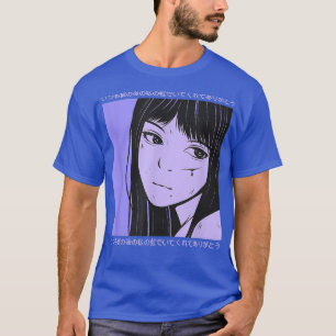 Japanischer LoFi Girl Anime-Charakter Japan Aesthe T-Shirt